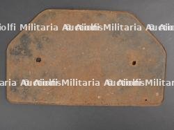 Plaque d'immatriculation Wehrmacht. Wehrmacht License Plate — photo 5