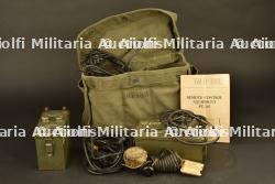 Sac et matériel radio BG-186 et remote control Unit