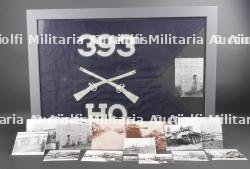 Fanion du 393rd Regt, 99th ID ayant flotté à Krinkelt. Flag of the 393rd RGT that flew over Kringelt.