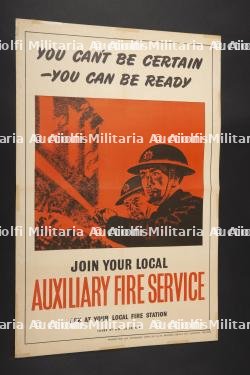Affiche de recrutement Fire Service