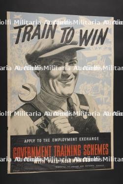 Affiche britannique Train to Win