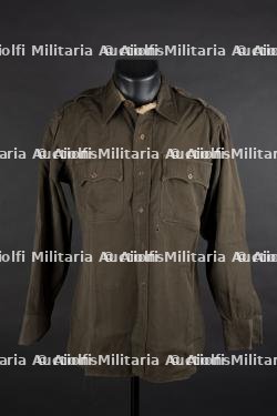 Chemise chocolat d'officier US