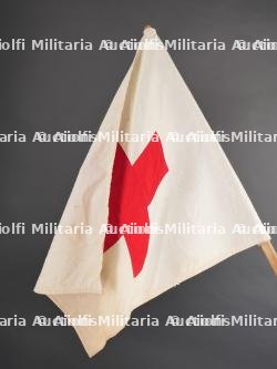 Fanion Médical US provenant de Elsenborn. US Medical flag from Elsenborn. — photo 11