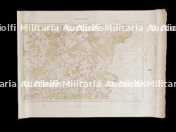 Carte allemande du secteur Bastogne Neufchâteau. German map of the Bastogne-Neufchâteau sector. — photo 1