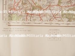 Carte allemande du secteur Bastogne Neufchâteau. German map of the Bastogne-Neufchâteau sector. — photo 2