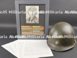 Casque du Lieutenant Colonel Schmierer 99TH ID. Helmet of Lieutenant Colonel Schmierer, 99th Infantry Division. — photo 1