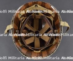 Casque USM1 du Pvt. Marion L. Johnson, 101st Airborne, 907 GFAB. USM1 helmet of Pvt. Marion L. Johnson, 101st Airborne, 907 GFAB. — miniature 7