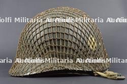 Casque USM1 du Pvt. Marion L. Johnson, 101st Airborne, 907 GFAB. USM1 helmet of Pvt. Marion L. Johnson, 101st Airborne, 907 GFAB. — photo 21