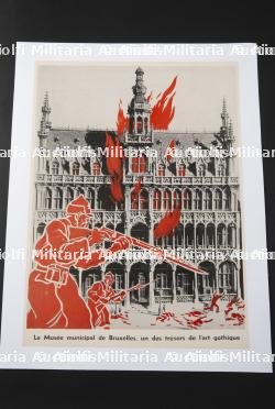 Affiche Le Musée municipal de Bruxelles un des trésors de l'art gothique