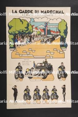 Planche à découper La Garde du Maréchal Escorte Motocycliste