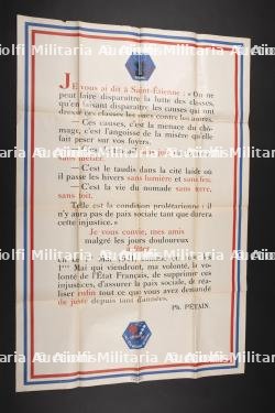 Affiche de Vichy du 1er Mai