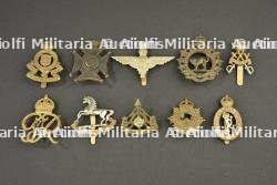 Ensemble d'insignes anglais
