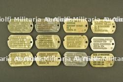 Ensemble de plaques d'identités US