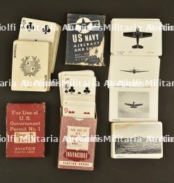 Ensemble de jeux de carte pour la reconnaissance des avions ennemis