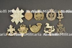 Ensemble d'insignes anglais