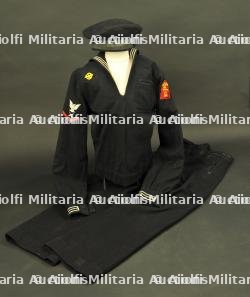 Uniforme de quartier maître Gunner des troupes ESB de l'US Navy