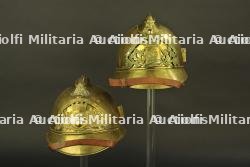 Ensemble de casques de pompier