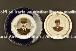 Ensemble d'assiettes à l'effigie du Maréchal Pétain