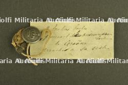 Boutons WWI provenant d'un prisonnier allemand