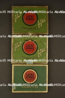 Boites en métal de cigarettes Lucky Strike