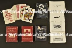 Ensemble de jeux de carte pour la reconnaissance des avions ennemis