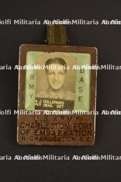Rare badge du port d'embarcation de l'US Army à Charleston