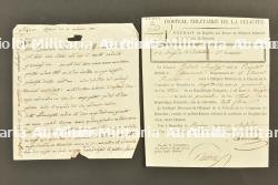 Documents de soldats belges de la Grande Armee, 1811-1812. Documents relating to Belgian soldiers of the Grande Armee, 1811–1812. — photo 2