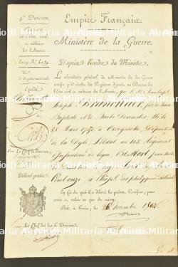 Documents de soldats belges de la Grande Armee, 1811-1812. Documents relating to Belgian soldiers of the Grande Armee, 1811–1812. — miniature 3