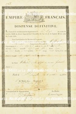 Documents de soldats belges de la Grande Armee, 1811-1812. Documents relating to Belgian soldiers of the Grande Armee, 1811–1812. — miniature 4