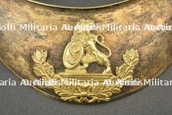 Hausse-col d’officier belge, modele 1845. Belgian officer’s gorget, model 1845. — miniature 3