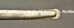 Sabre d’officier d’infanterie belge modele 1850 avec dragonne. Belgian infantry officer’s sabre, model 1850, with sword knot. — miniature 2