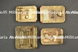 Lot de quatre plaques de ceinturon de grenadiers. Set of four grenadier belt plates. — photo 4