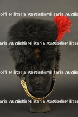 Bonnet a poils d’officier de grenadiers belge. Belgian grenadier officer’s bearskin cap. — photo 1