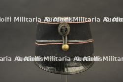 Shako de medecin de la Garde civique. Civic Guard medical officer’s shako.