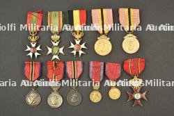 Lot de medailles de sauveteurs du regne de Leopold II. Group of lifesaving medals from the reign of Leopold II. — photo 1