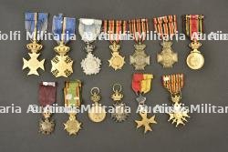 Lot de medailles de veterans et d’anciens militaires du regne de Leopold II. Group of veterans’ and former servicemen’s medals from the reign of Leopold II. — photo 2