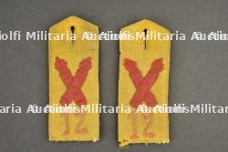 Pattes d'épaules 12ème régiment artillerie