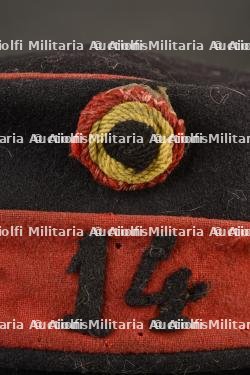 Bonnet de police modele 1886 du 14e regiment de ligne. Model 1886 forage cap of the 14th Line Regiment. — photo 8