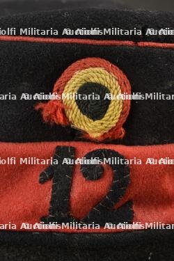 Bonnet de police modele 1886 du 12e regiment de ligne. Model 1886 forage cap of the 12th Line Regiment. — photo 7