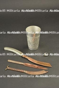 Artisanat de tranchee de l’Yser. Yser trench art.