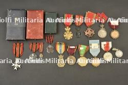 Lot de medailles civiles du regne d’Albert Ier Group of civilian medals from the reign of Albert I