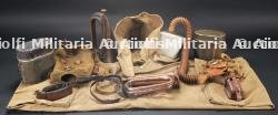 Lot d’equipement belge de 1940. Lot of Belgian military equipment from 1940.