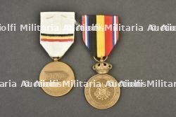 Medailles des Centres de recrutement de l’armee belge (CRAB). Medals of the Belgian Army Recruitment Centres (CRAB).