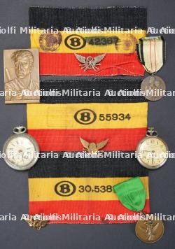 Resistants de la SNCB. Belgian National Railway Resistance members.