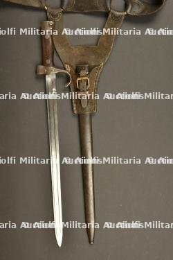 Ensemble ceinturon cartouchière et baïonnette d'artillerie — miniature 3