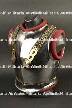 Cuirasse troupe modèle 1873 plastron et dossière au même numéro avec un gilet de matelassure — photo 1