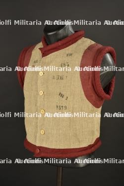 Cuirasse troupe modèle 1873 plastron et dossière au même numéro avec un gilet de matelassure — miniature 4