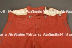 Pantalon culotte de cavalerie en drap garance — miniature 7