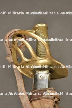 Sabre troupe de cavalerie de ligne modèle 1854 avec dragonne et housse en toile — photo 4