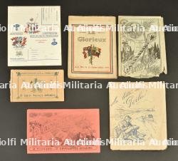 Lot de carnets et papiers de correspondance du poilu